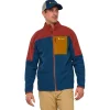 Polaire Cotopaxi Abrazo Fleece Half Zip Jacket M Nutmeg and Deep Sea