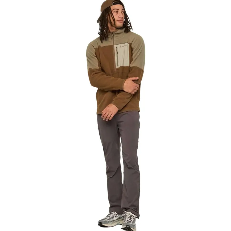 Polaire Cotopaxi Abrazo Fleece Half Zip Jacket M Stone And Dune