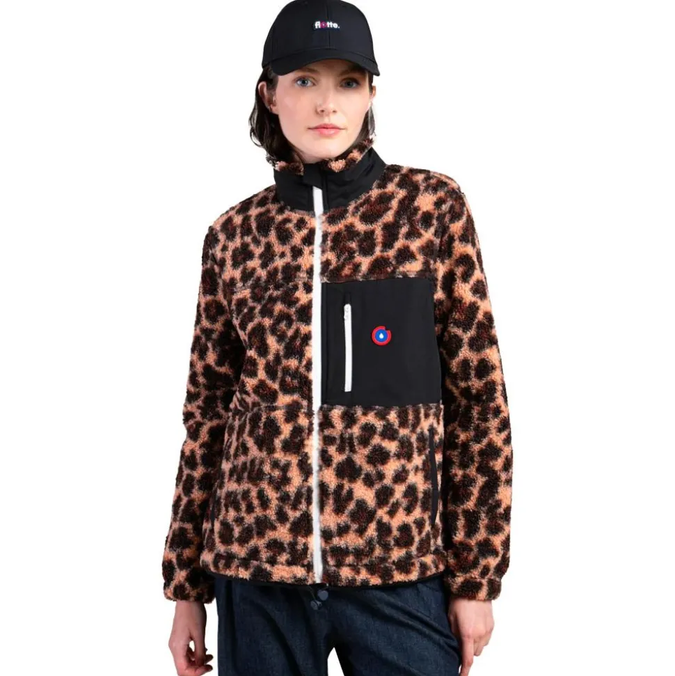 Polaire Flotte Monge New Leopard Ombre
