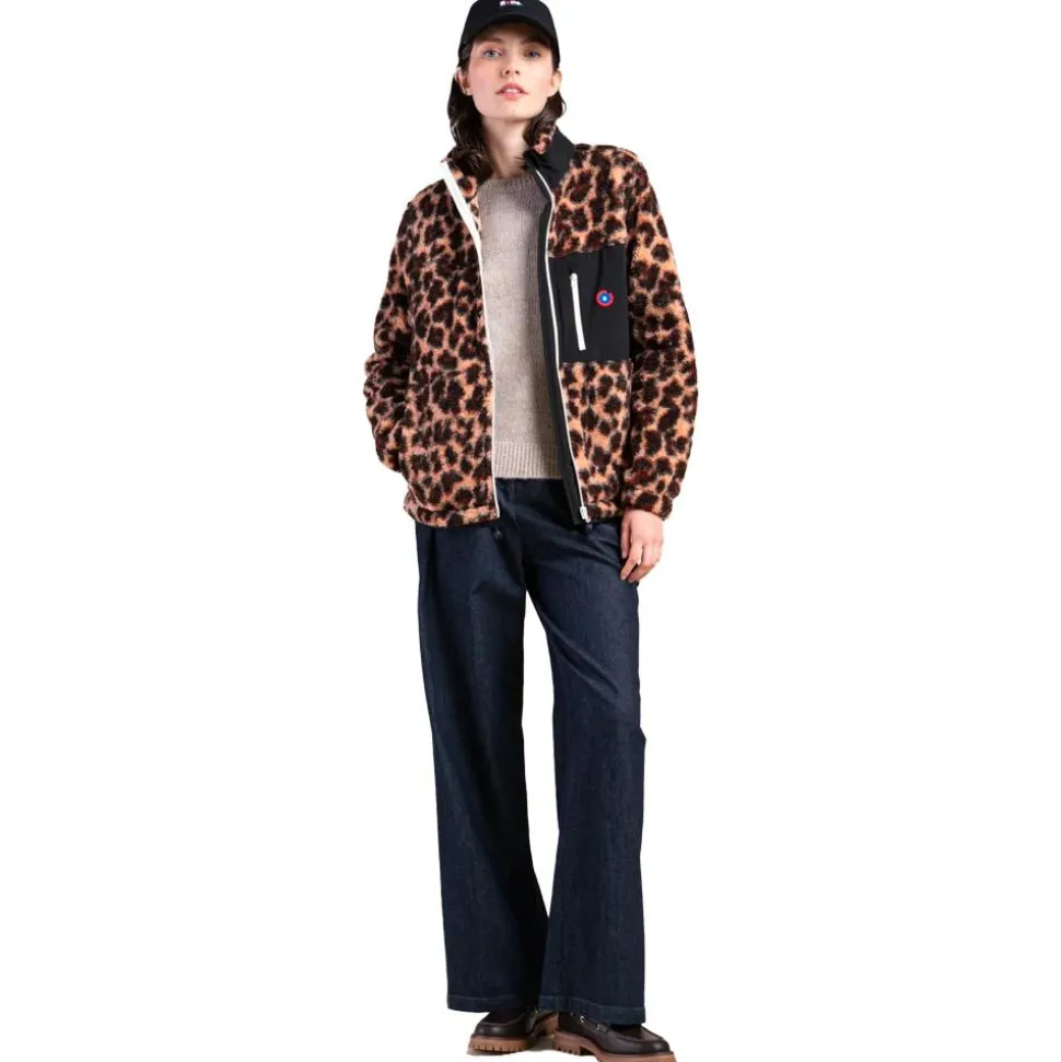 Polaire Flotte Monge New Leopard Ombre