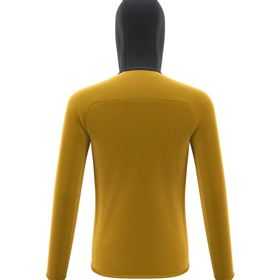 Polaire Millet Fusion Grid Hoodie Safran Deep Jungle