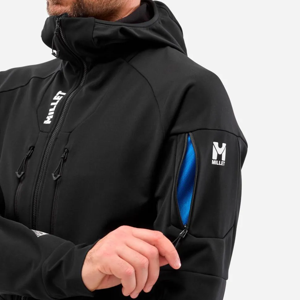 Polaire Millet Pierra Ment Hoodie M Black Noir