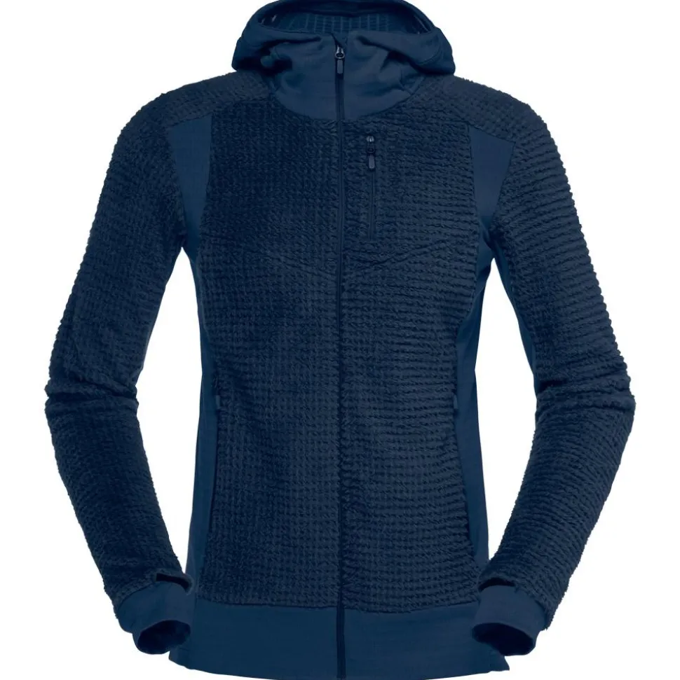 Polaire Norrona Falketind Alpha120 Zip Hood W's Indigo Night