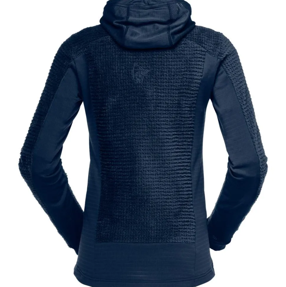 Polaire Norrona Falketind Alpha120 Zip Hood W's Indigo Night