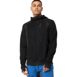 Polaire Norrona Falketind Alpha 120 Zip Hood Caviar
