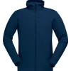 Polaire Norrona Falketind Warmwool2 Stretch Zip Hood Indigo Night