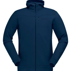 Polaire Norrona Falketind Warmwool2 Stretch Zip Hood Indigo Night