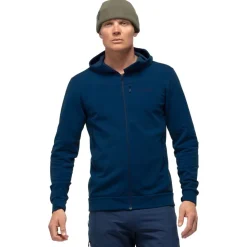 Polaire Norrona Falketind Warmwool2 Stretch Zip Hood Indigo Night