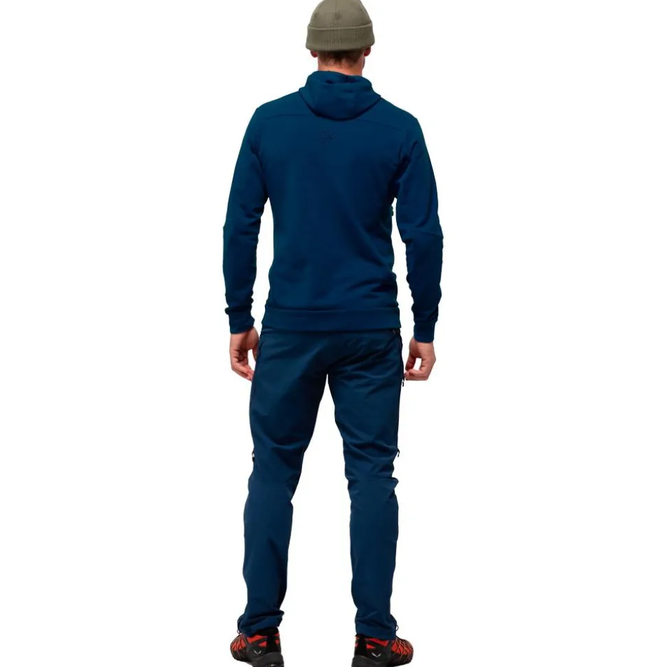 Polaire Norrona Falketind Warmwool2 Stretch Zip Hood Indigo Night
