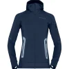 Polaire Norrona falketind Power Grid Hood W's Indigo Night