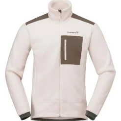 Polaire Norrona Trollveggen Warm 3 Jacket M's Whisper White