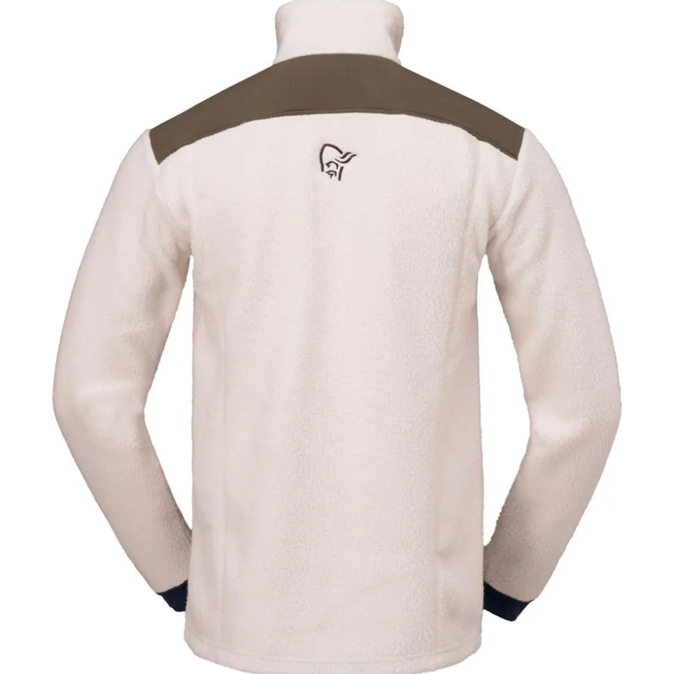 Polaire Norrona Trollveggen Warm 3 Jacket M's Whisper White
