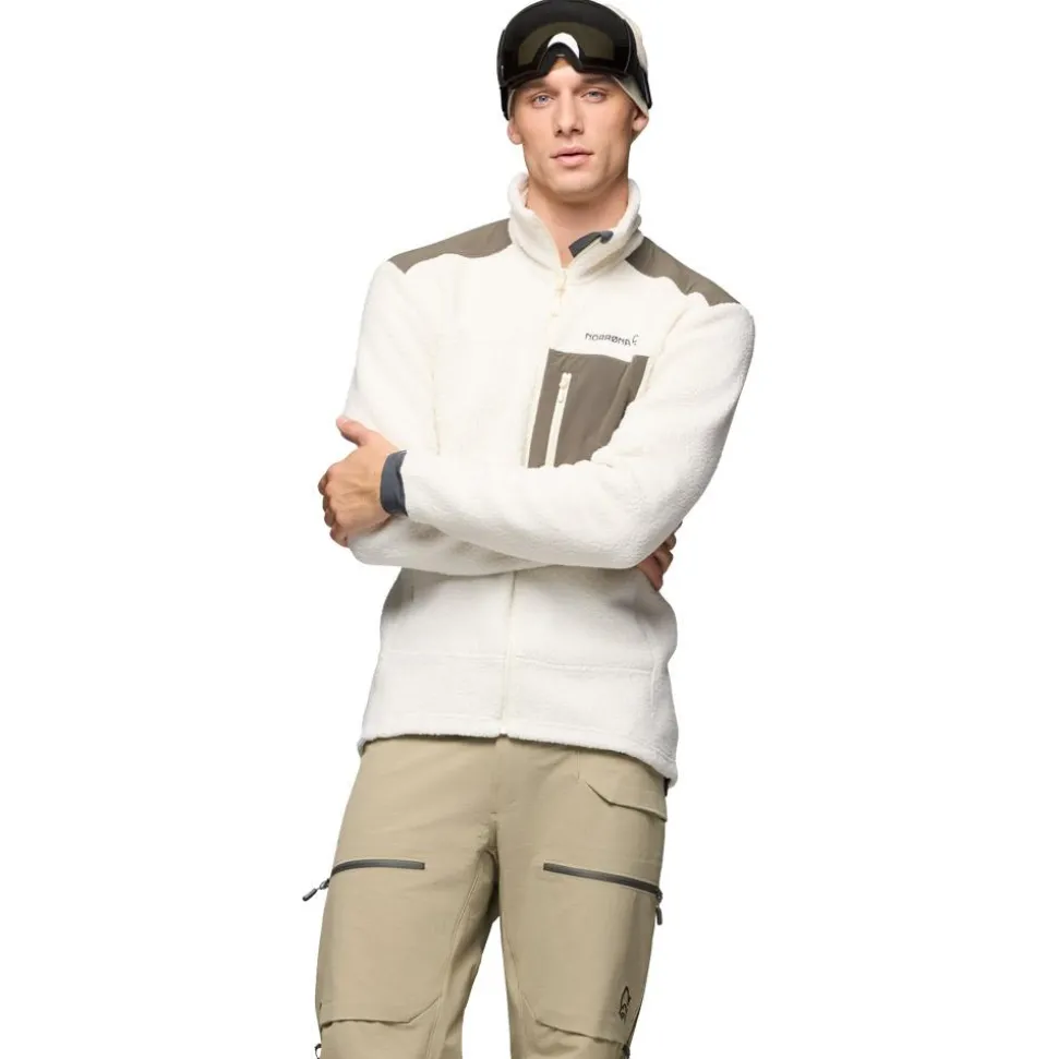 Polaire Norrona Trollveggen Warm 3 Jacket M's Whisper White