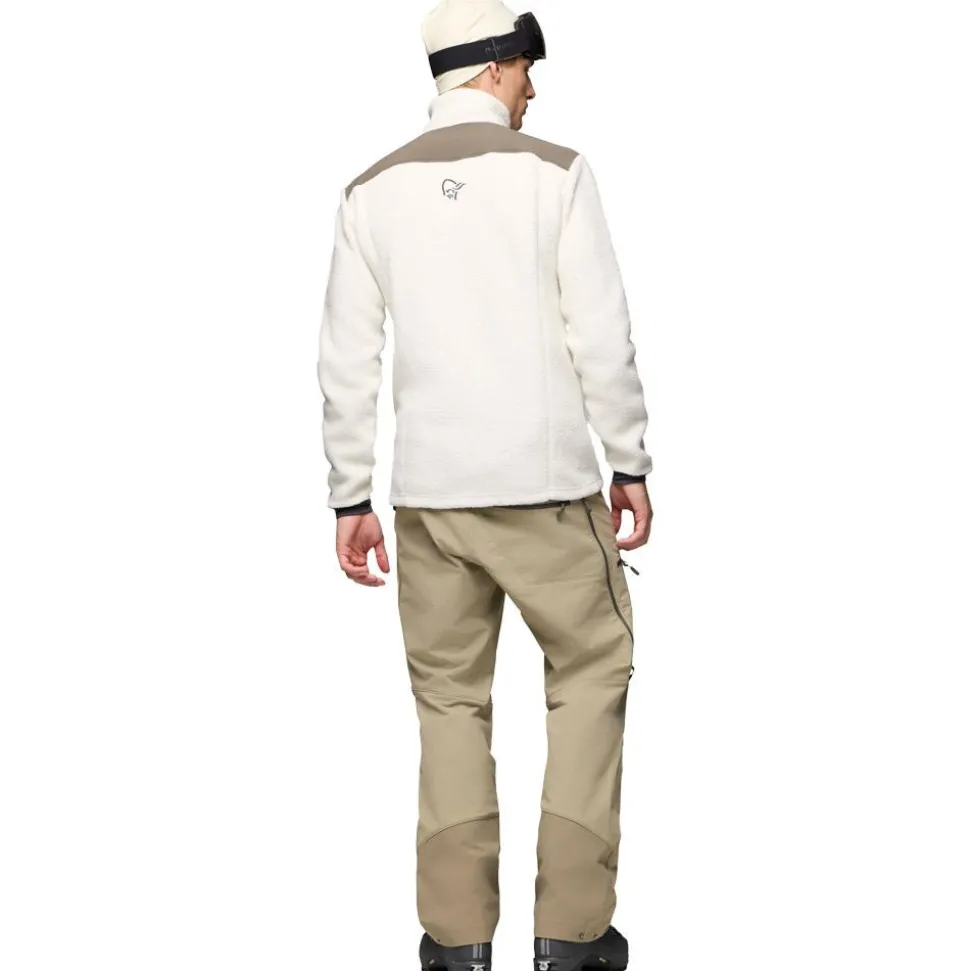 Polaire Norrona Trollveggen Warm 3 Jacket M's Whisper White