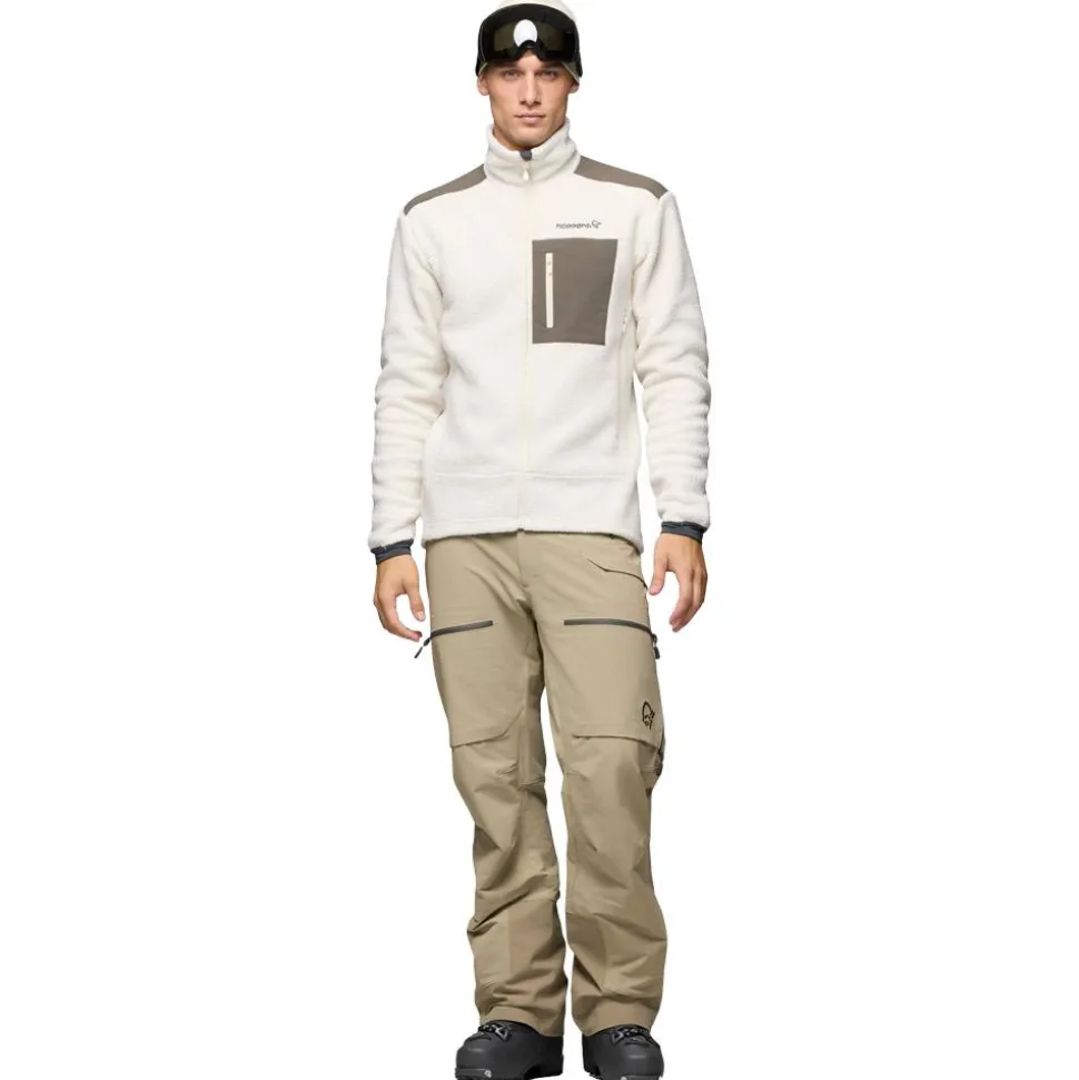 Polaire Norrona Trollveggen Warm 3 Jacket M's Whisper White