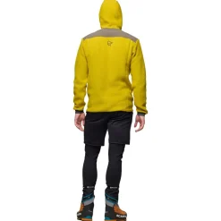 Polaire Norrona Trollveggen Warm 3 Zip Hood M's Golden Palm