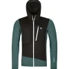 Polaire Ortovox Fleece Grid Hoody M Dark Arctic Grey