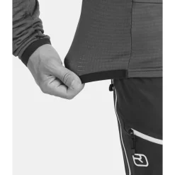 Polaire Ortovox Fleece Grid Hoody M Dark Arctic Grey