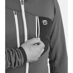 Polaire Ortovox Fleece Grid Hoody M Dark Arctic Grey