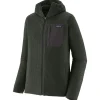 Polaire Patagonia M's R1 Air Full Zip Hoody Old Growth Green