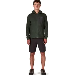 Polaire Patagonia M's R1 Air Full Zip Hoody Old Growth Green
