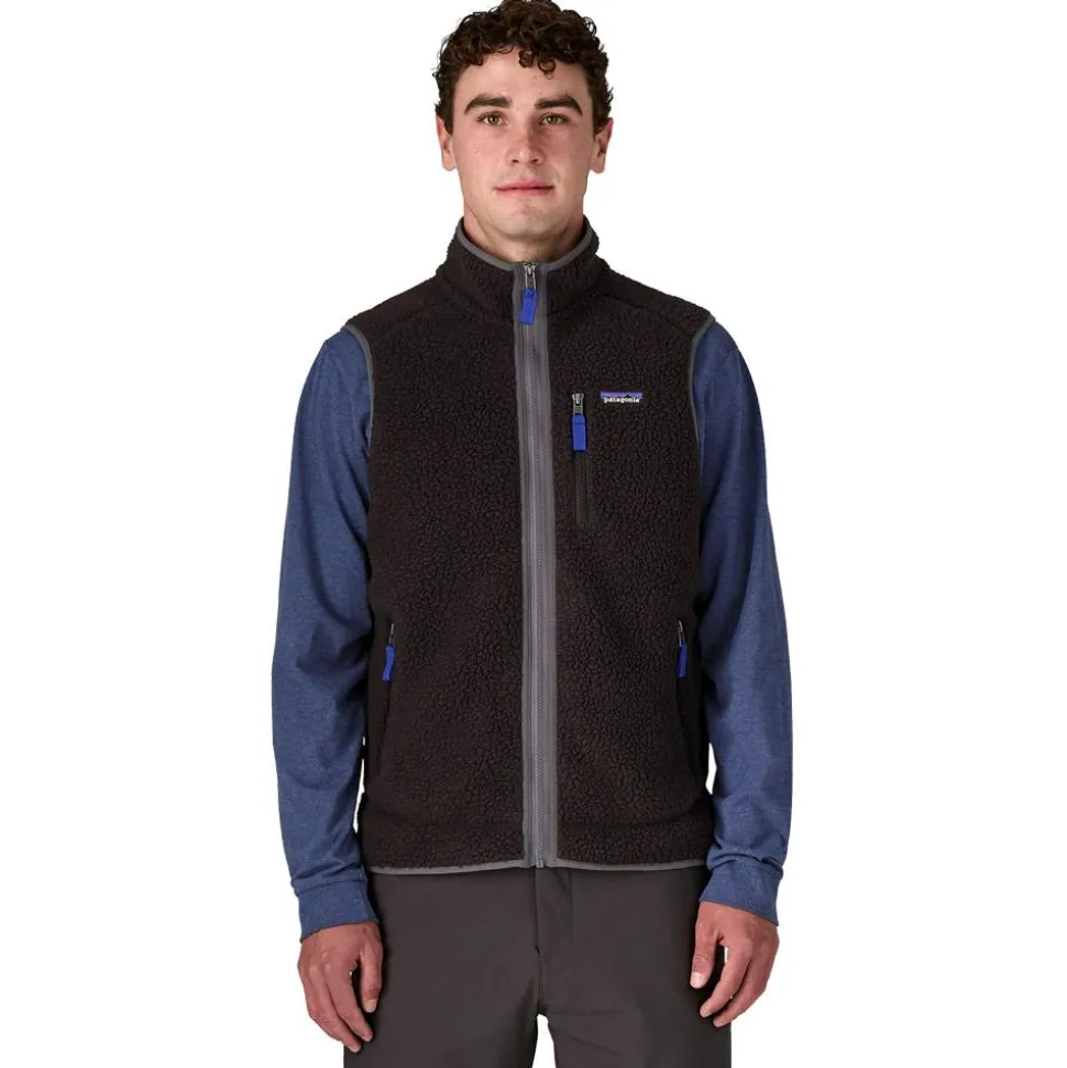 Polaire Patagonia M's Retro Pile Vest Black Forge Grey