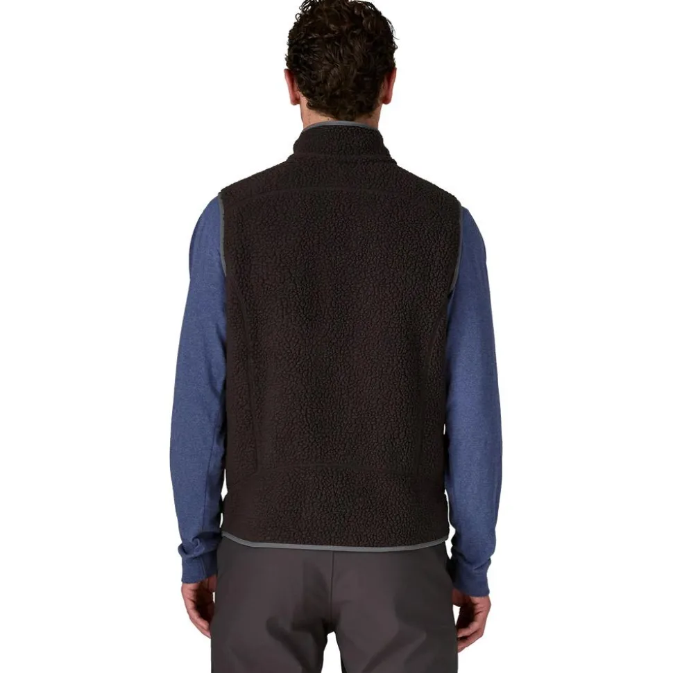 Polaire Patagonia M's Retro Pile Vest Black Forge Grey