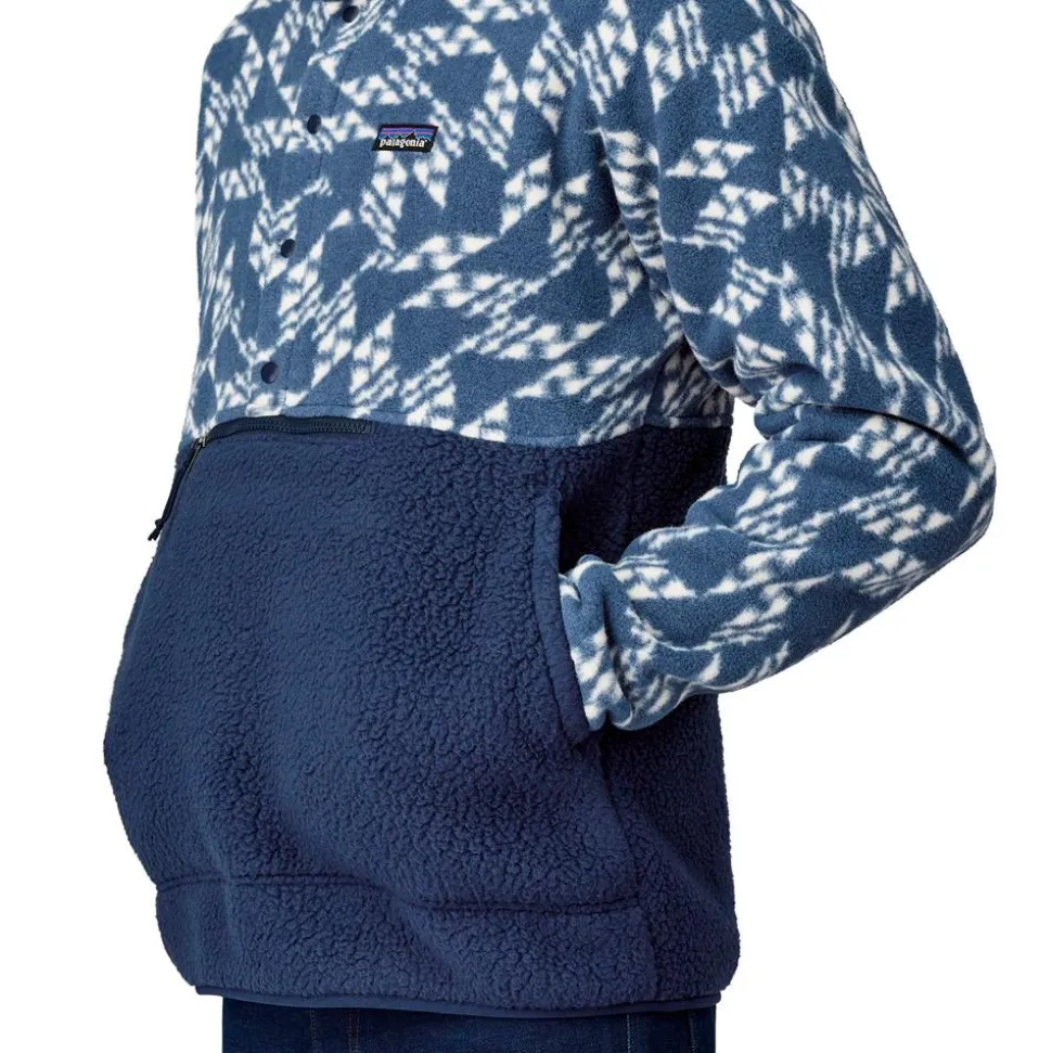 Polaire Patagonia M's Retro Pile 1/2 Snap Pullover New Navy