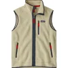Polaire Patagonia M's Retro Pile Vest Pelican Smolder Blue