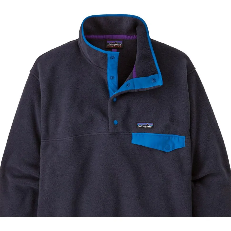 Polaire Patagonia M's Synch Snap T Pullover Pitch Blue