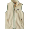 Polaire Patagonia Retro Pile Vest Natural Ellwood Green