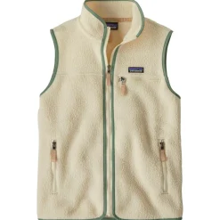 Polaire Patagonia Retro Pile Vest Natural Ellwood Green