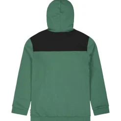 Polaire Picture Basement Plush Zip Hoodie Smoke Pine
