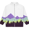 Polaire Picture Nyss Zip Fleece Purple Mountains