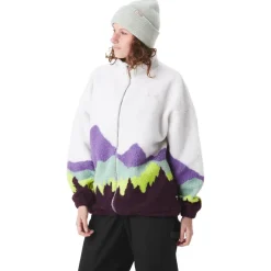 Polaire Picture Nyss Zip Fleece Purple Mountains