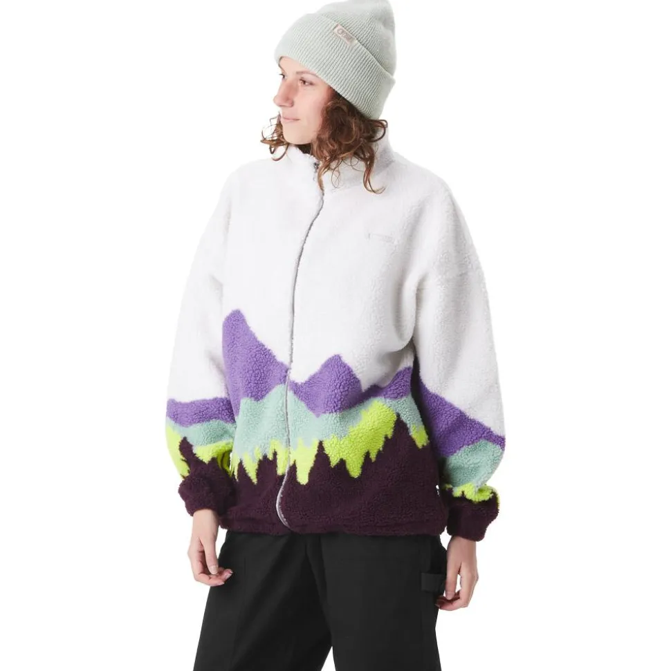 Polaire Picture Nyss Zip Fleece Purple Mountains