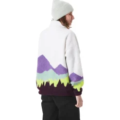 Polaire Picture Nyss Zip Fleece Purple Mountains