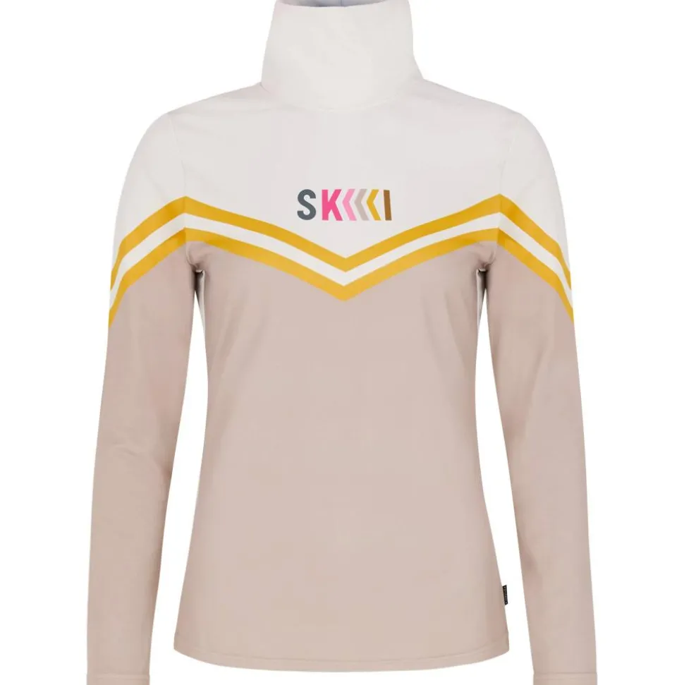 Polaire Protest Prtmerci 1/4 Zip Active Top BambooBeige