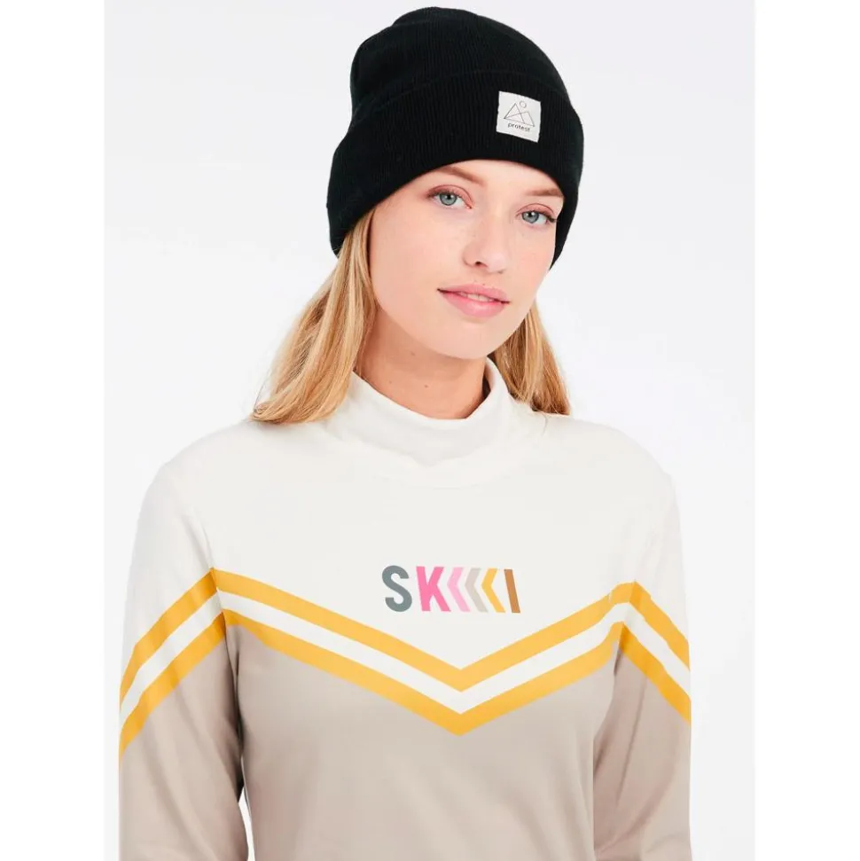 Polaire Protest Prtmerci 1/4 Zip Active Top BambooBeige