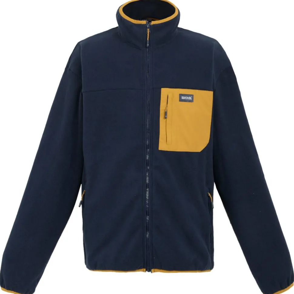 Polaire Regatta Frankie Full Zip Fleece Navy Mustard