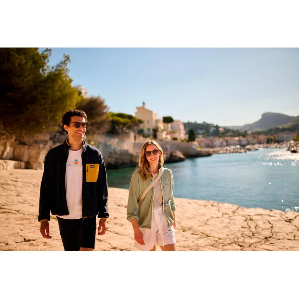 Polaire Regatta Frankie Full Zip Fleece Navy Mustard