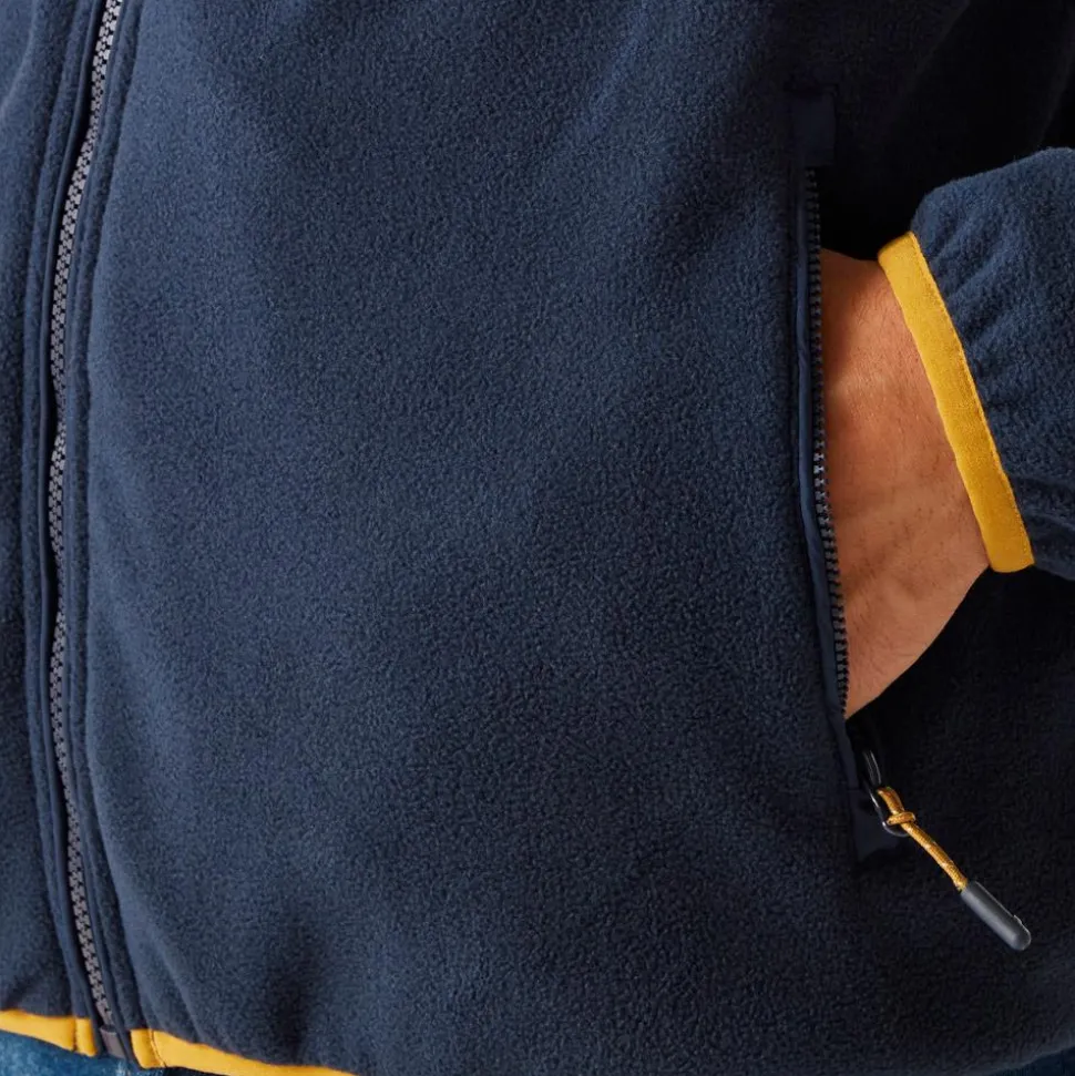 Polaire Regatta Frankie Full Zip Fleece Navy Mustard