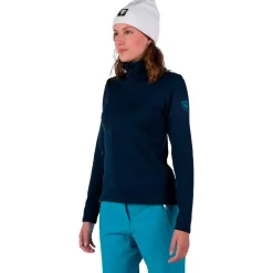 Polaire Rossignol W Blackside Fleece Half Zip Dark Navy