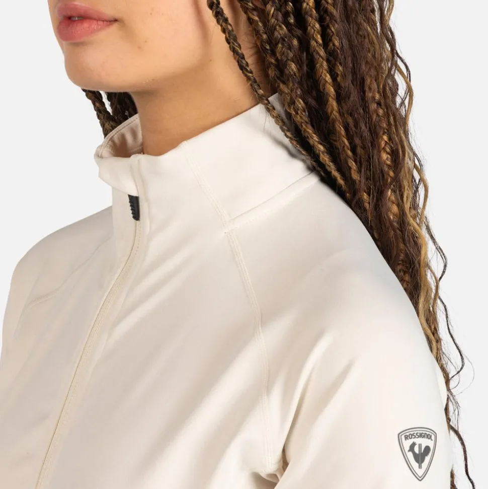 Polaire Rossignol W Mid Layer Stretch Jkt Whitecap Sand