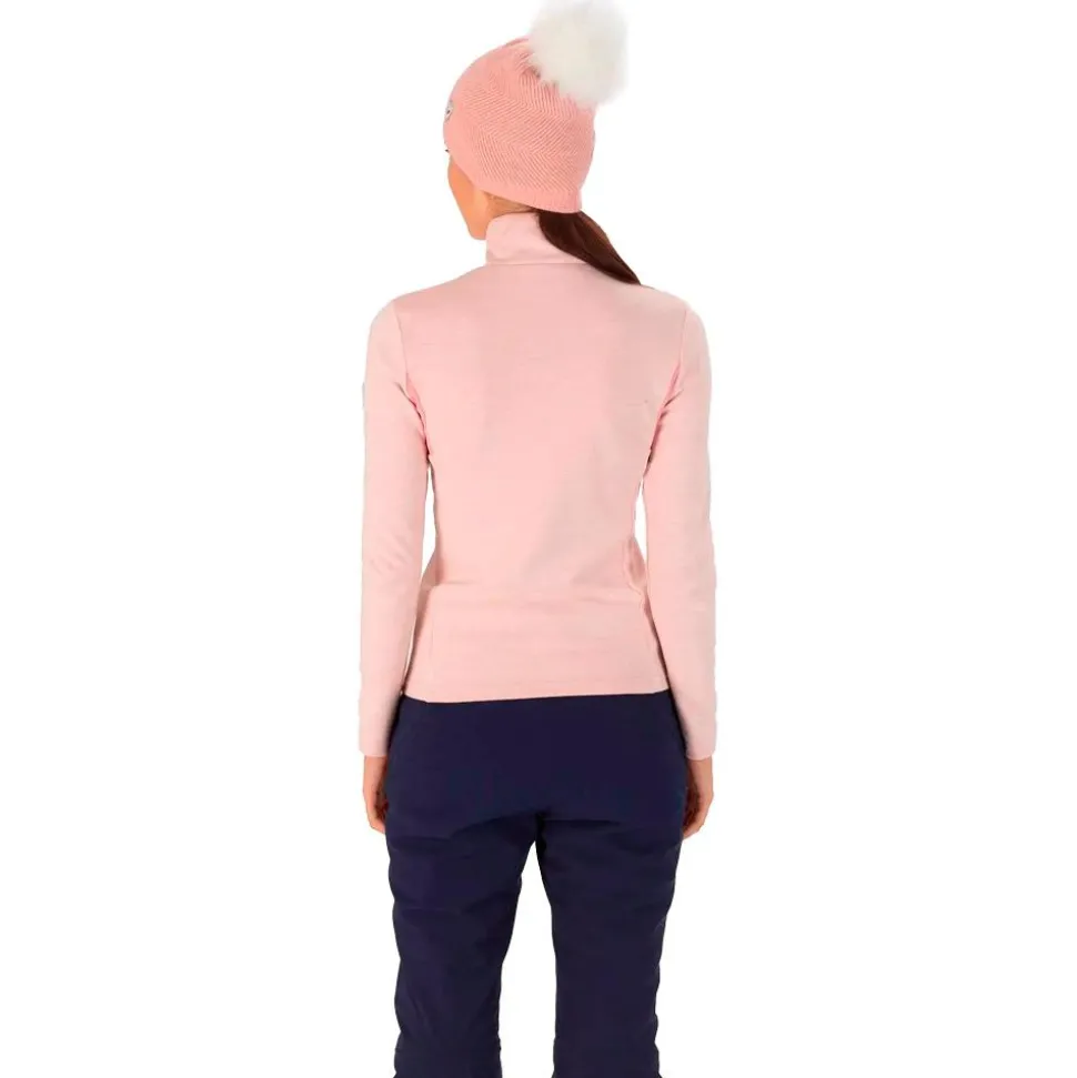 Polaire Rossignol W React Merino Fz Powder Pink