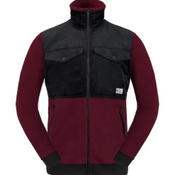 Polaire Sweet Protection Pile Fleece Jacket Red Wine