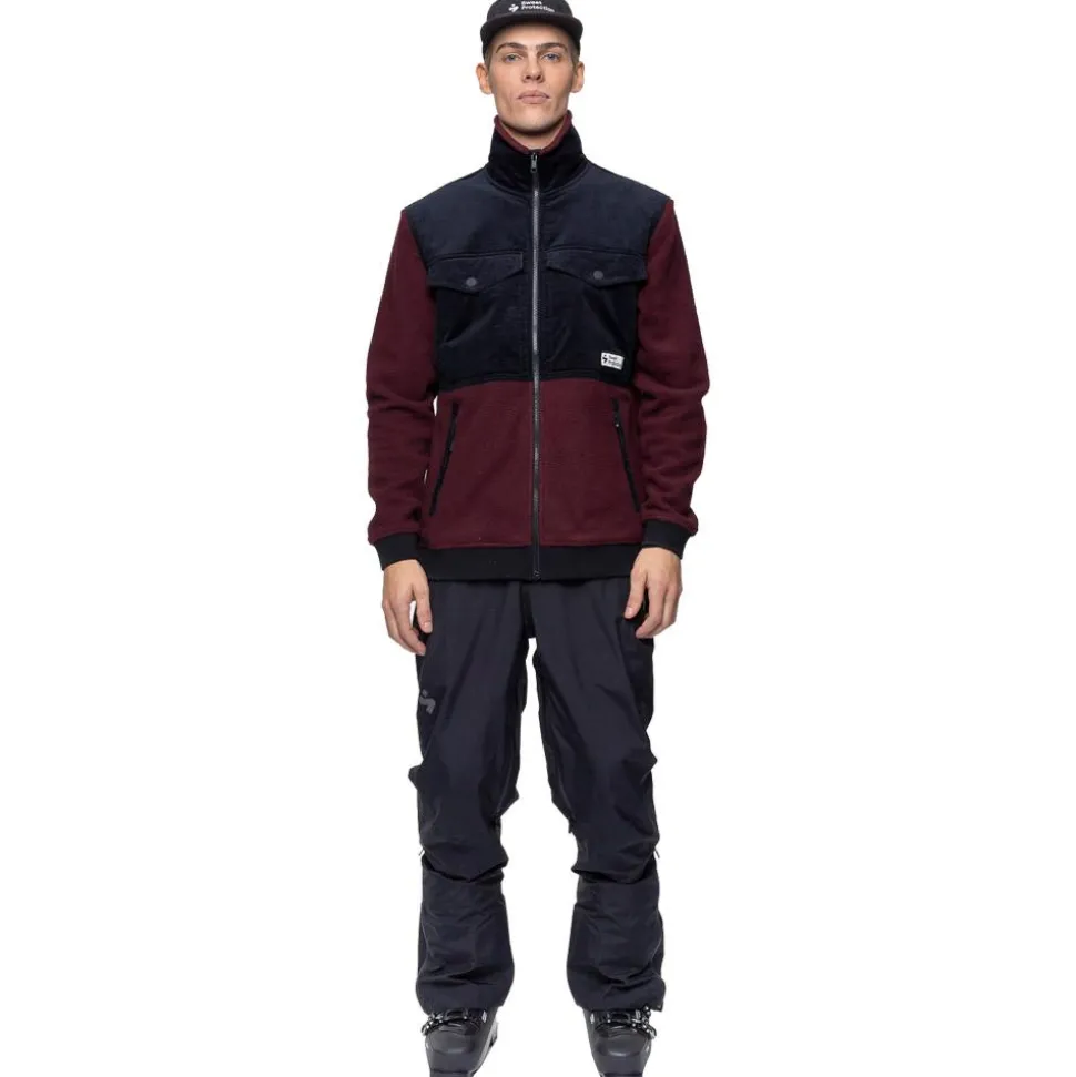 Polaire Sweet Protection Pile Fleece Jacket Red Wine