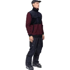 Polaire Sweet Protection Pile Fleece Jacket Red Wine
