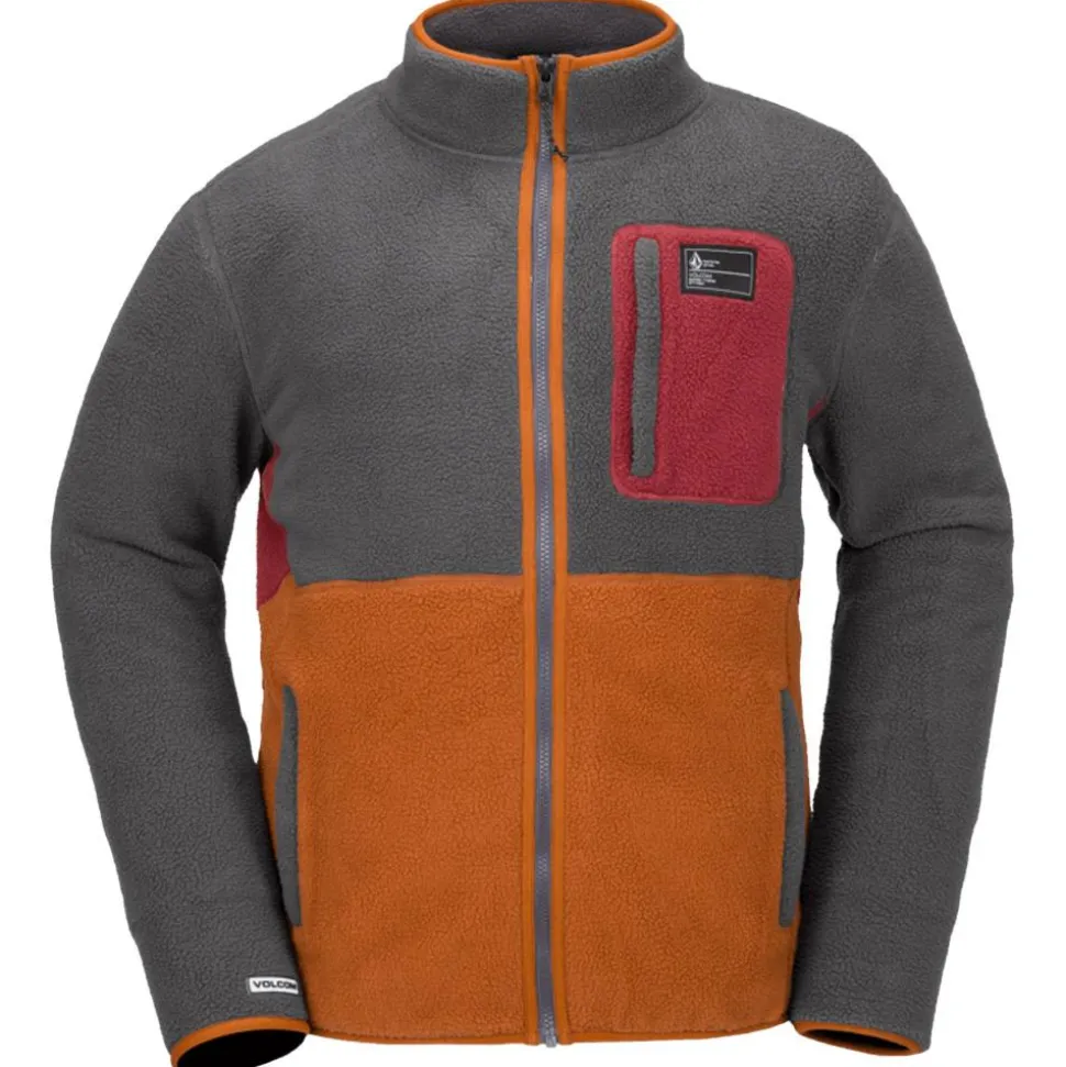 Polaire Volcom Fleecer Full Zip Charcoal