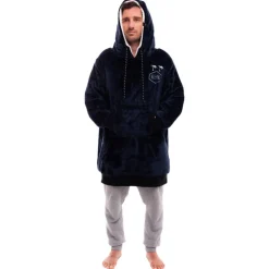 Poncho All-In Poncho Plaid Grey Blue